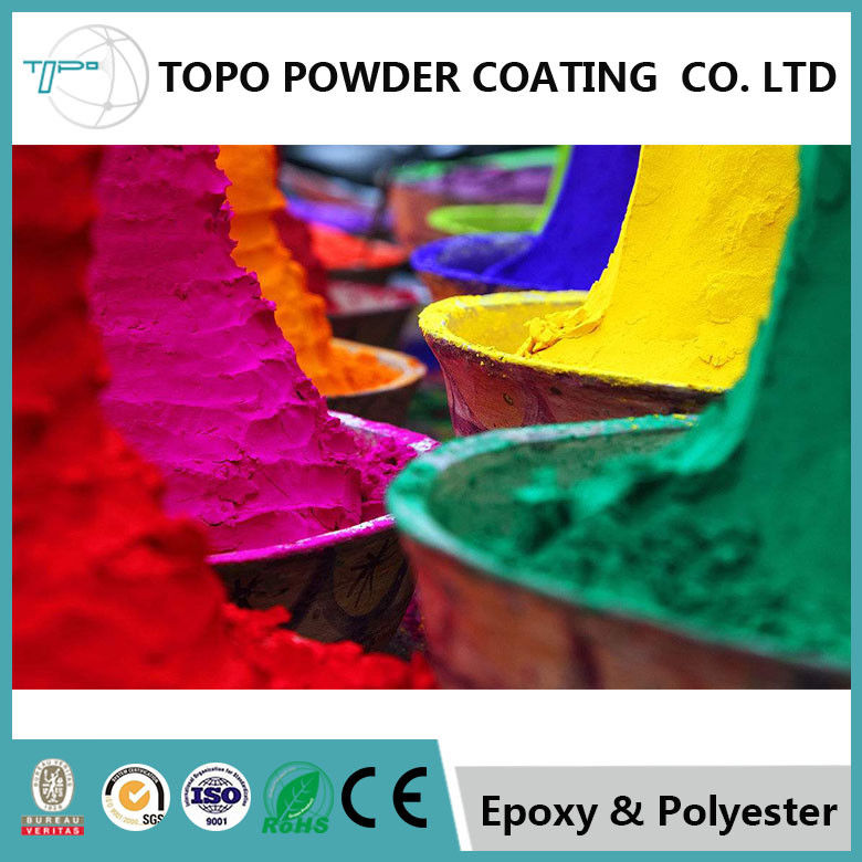 RAL 1021 Colza Kuning Pure Epoxy Powder Coating Kinerja Mekanik Tinggi